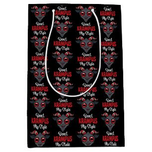 Don't Krampus My Style Medium Gift Bag