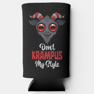 Don't Krampus My Style Seltzer Can Cooler