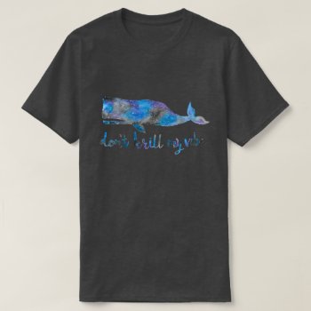 Don't Krill My Vibe Space Whale Men's Tee by SquirrelCo at Zazzle
