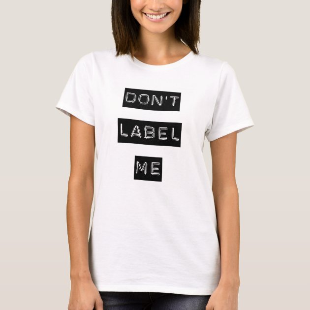 dtLm Don\u2019t Label me T-shirt wolwit gestippeld casual uitstraling Mode Shirts T-shirts dtLm Don’t Label me 