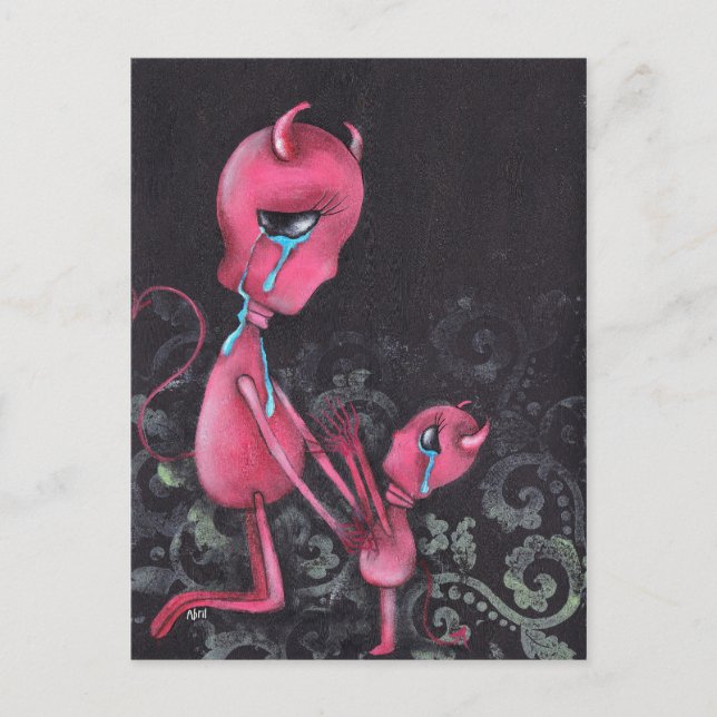 Don't Leave Postcard (Front)