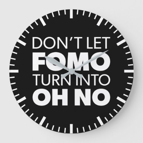 Dont Let FOMO Turn Into OH NO _ Funny Trading Large Clock