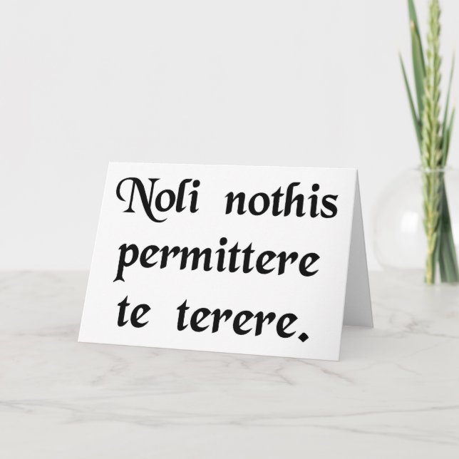 Don't let the bastards get you down card (Front)