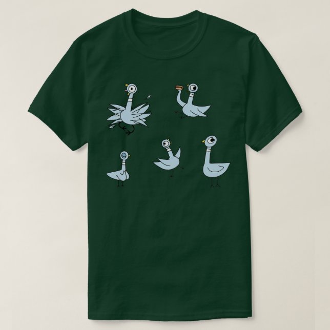 Dont Let the Pigeon Drive the Bus  T-Shirt (Design Front)