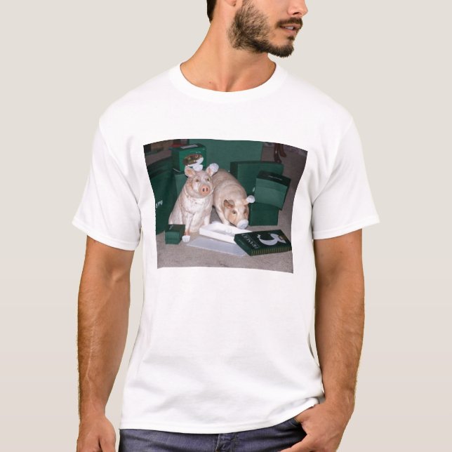 Don't let the Piggies eat all your Frango Mints T-Shirt (Front)