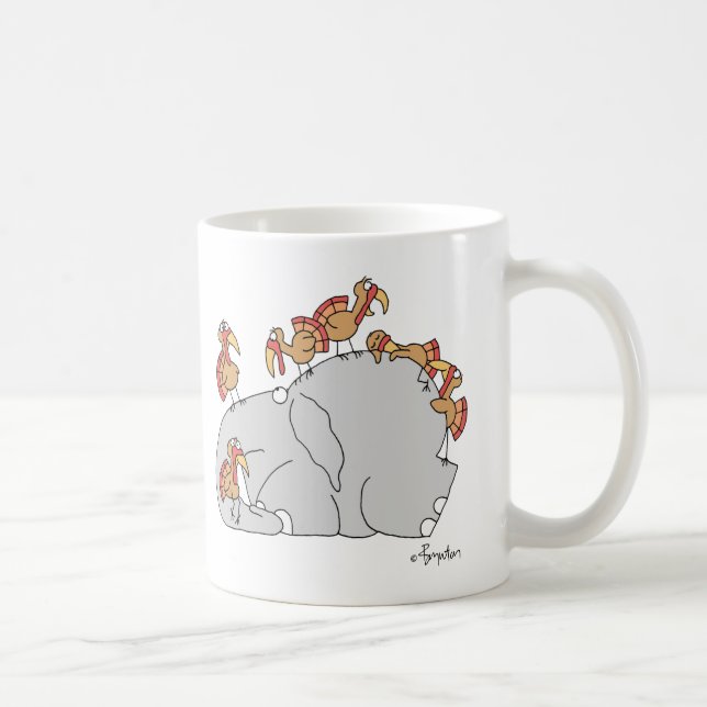 Don't Let the Turkeys Get You Down Coffee Mug (Right)