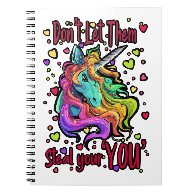Don't Let Them Steal Your 'You' Notebook (Front)