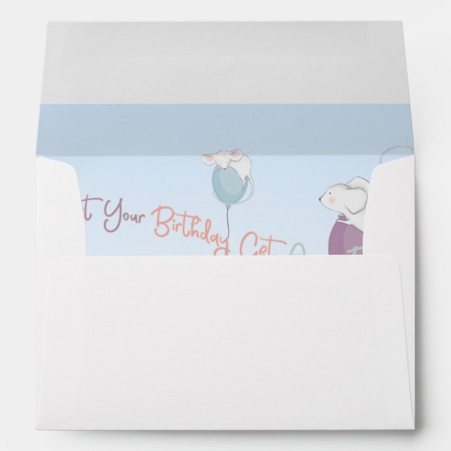 Don't Let Your Birthday Get Away From You Mice    Envelope (Back (Bottom))