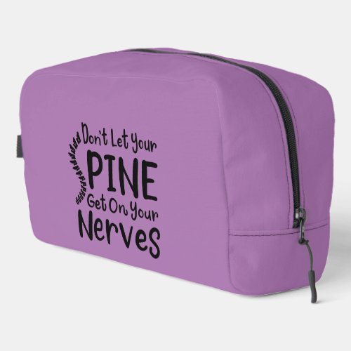 Dont Let Your Spine Get on Nerves Chiropractor Dopp Kit
