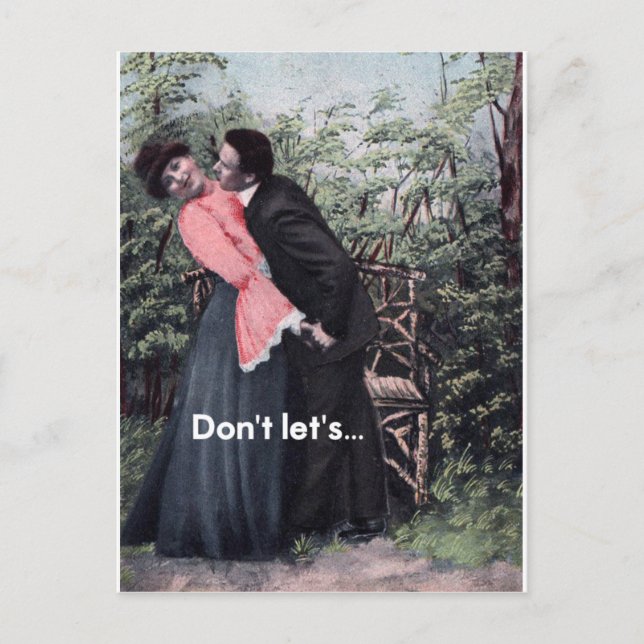 Don't let's... postcard (Front)