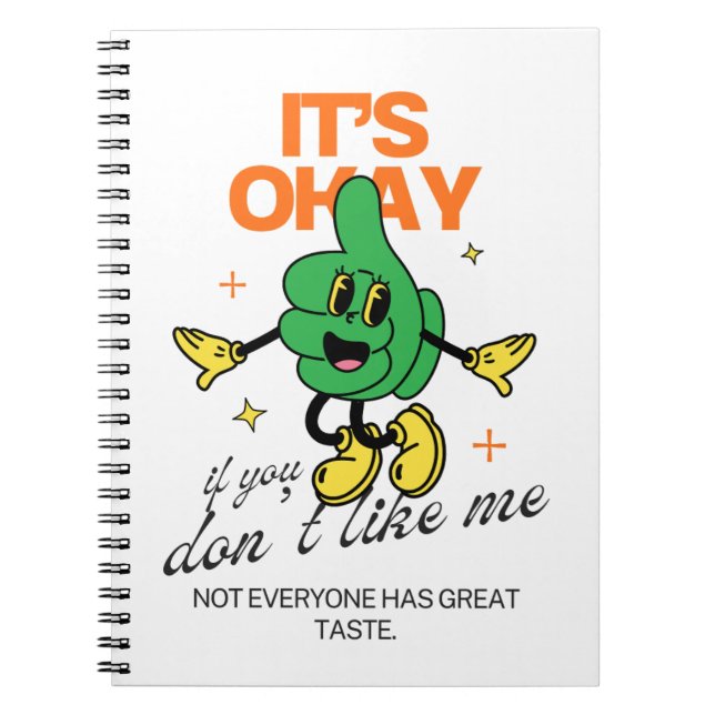 don't like me glove notebook (Front)