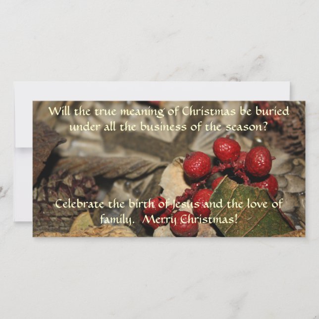 Don't lose Jesus Holiday Card (Front)