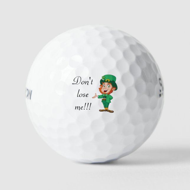 Don't Lose Me!!! Golf Balls (Front)
