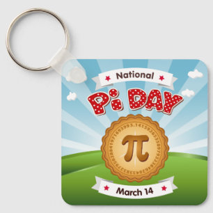 Don't Lose Your Keys Pi Day Keychain