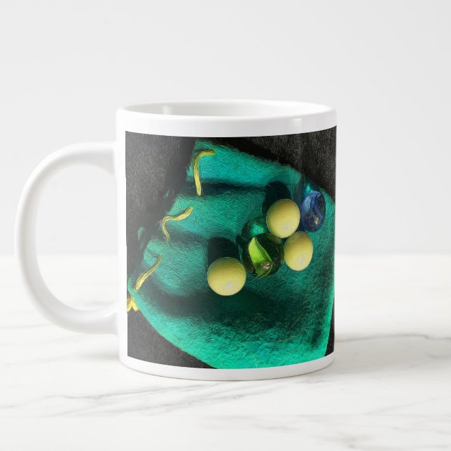don't lose your marbles Jumbo Coffee Mug (Left)