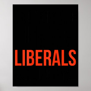 Dont Make Fun Of Liberals Without Me Funny Sarcasm Poster