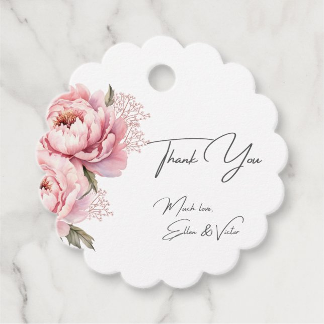 Don't Make Me Blush Favor Tag (Front)