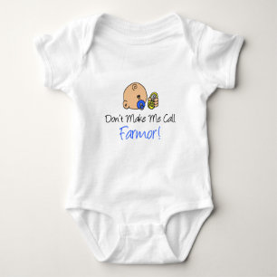 Don't Make Me Call Farmor Baby Bodysuit