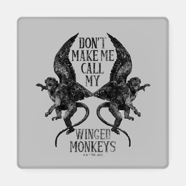 Don't Make Me Call My Winged Monkeys™ Coaster Set (Single)