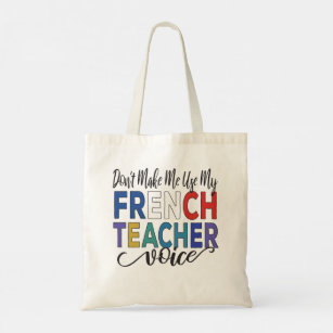 Teacher Women Shopping Bags, Personalized Bag Merci