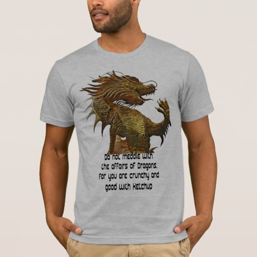 dont meddle with Dragons Design Tshirts gift idea