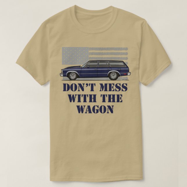 Dont mess Blue T-Shirt (Design Front)