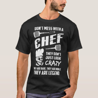 Dont Mess With A donut party chef quotes  T-Shirt