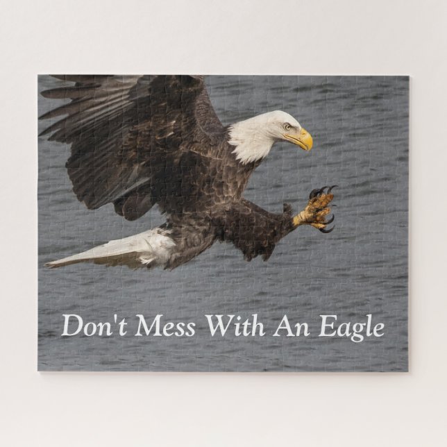 Don't Mess With An Eagle  Jigsaw Puzzle (Horizontal)