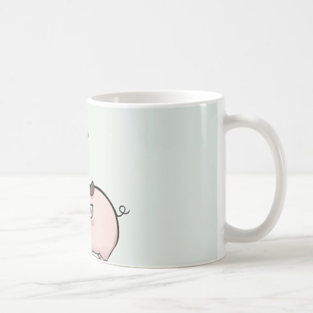Don't mess with he pig coffee mug (Right)