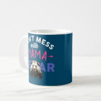 Vintage Mothers Day Dont Mess With Mama Bear Gifts Women Coffee Mug