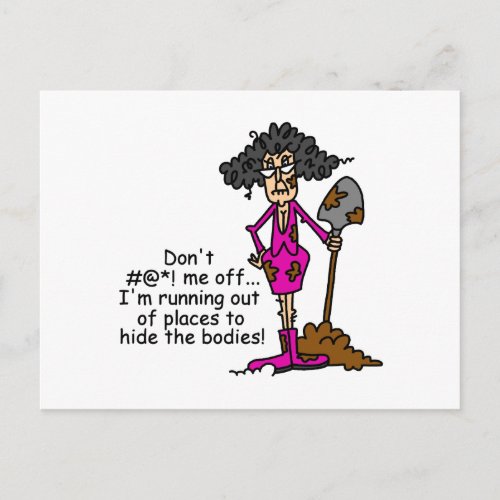 Dont Mess With Me Postcard
