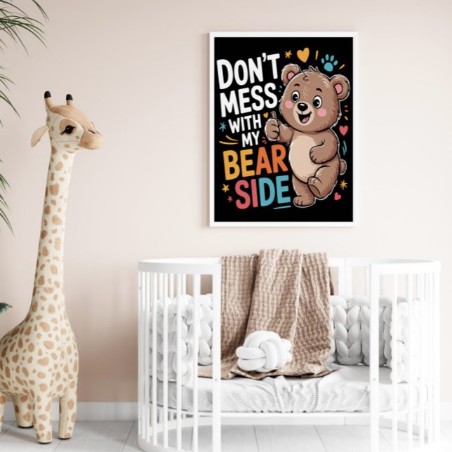 Don't Mess With My Bear Side Poster (Creator Uploaded)