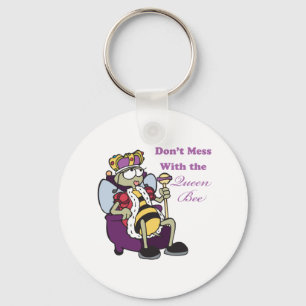dont mess with queen bee keychain