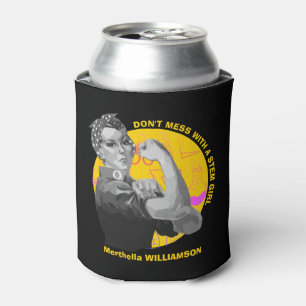 Don't Mess With STEM Girl Can Cooler
