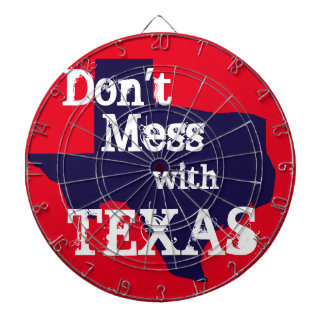 Don't Mess with Texas Dartboard Darts