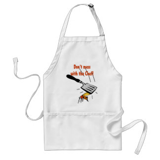 Don't mess with the Chef! Adult Apron