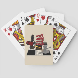 Don't mess with the chess poker cards