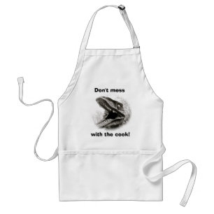 Don't mess with the cook! adult apron