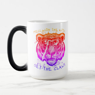Don't Mess with the kitty Color Morph Mug