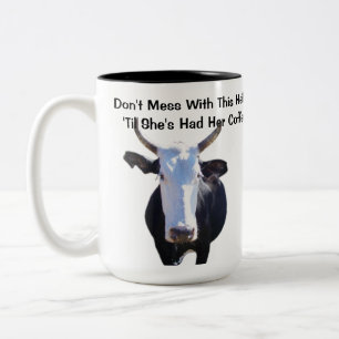Don't Mess With This Heifer Funny Cow Mug