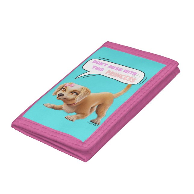 Don't Mess with This Princess Trifold Wallet (Bottom)