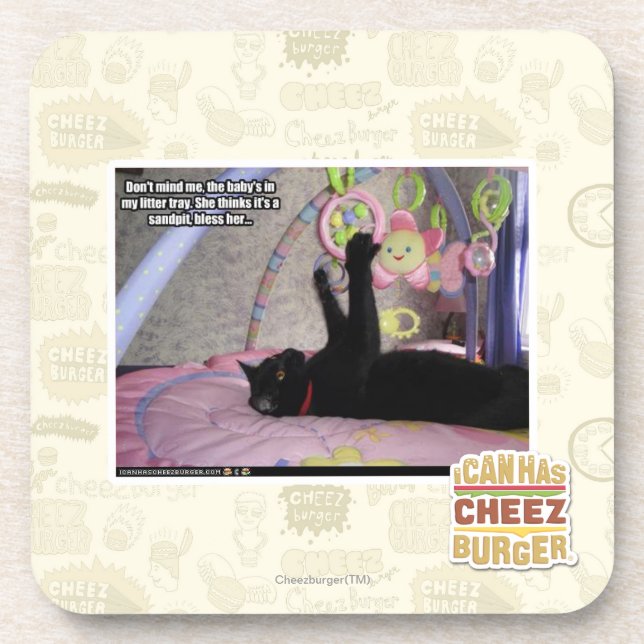 Don't Mind Me Beverage Coaster (Front)