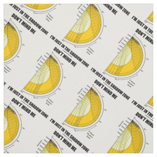 Don't Mind Me I'm Just In The Shadow Zone Fabric