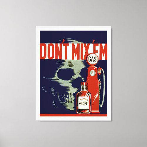 Dont Mix Em _ L Canvas Print