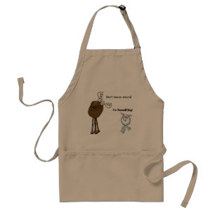 Don't moose around I'm BaaaBQing! Adult Apron