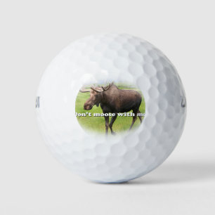 Don't moose with me! (oval) golf balls