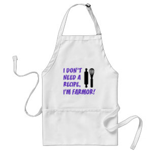 Don't Need A Recipe Farmor Swedish Grandma Adult Apron