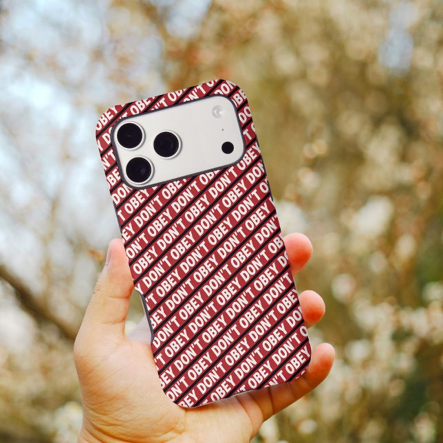 Don't Obey Portland Frog Protest Case-Mate iPhone Case (Creator Uploaded)