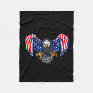 Don't Off Old People The Older We Get Eagle &amp;  Fleece Blanket