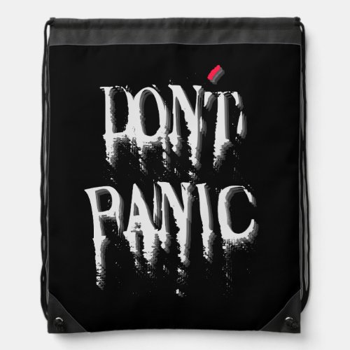Dont Panicb Drawstring Bag
